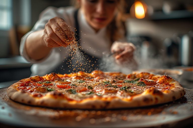 Indian spice blends for pizza, pizza seasoning exporter India, spice mix pizza toppings import Europe USA